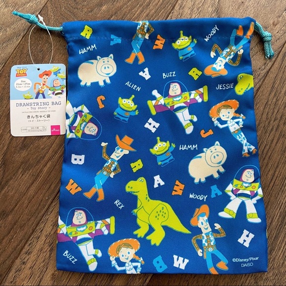 Disney Toy Story Drawstring Bag Pouch - Picture 1 of 1